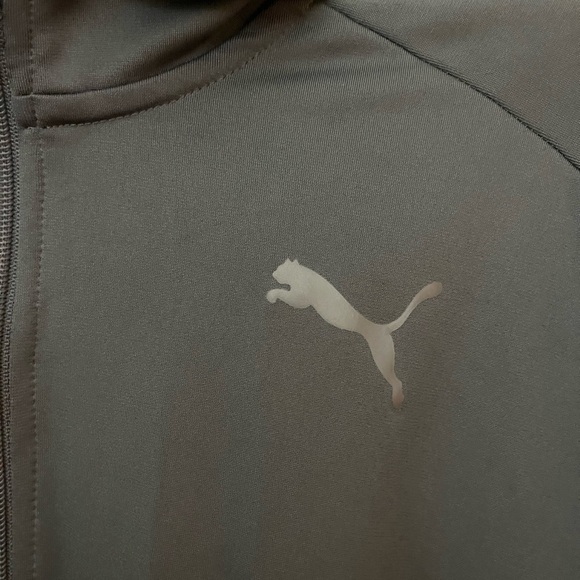 PUMA DRYCELL Men’s Full Zip Lightweight Jacket. Black/ Gray. Size M - Picture 4 of 10